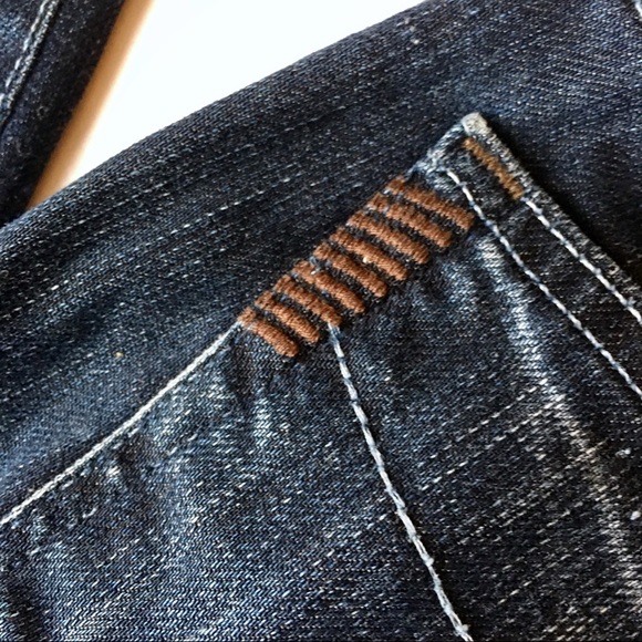 {Paige} Premium Designer Dark Wash Boot Cu… - Picture 7 of 8